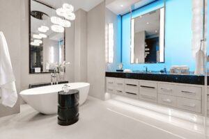 Searching online for bathroom remodeling