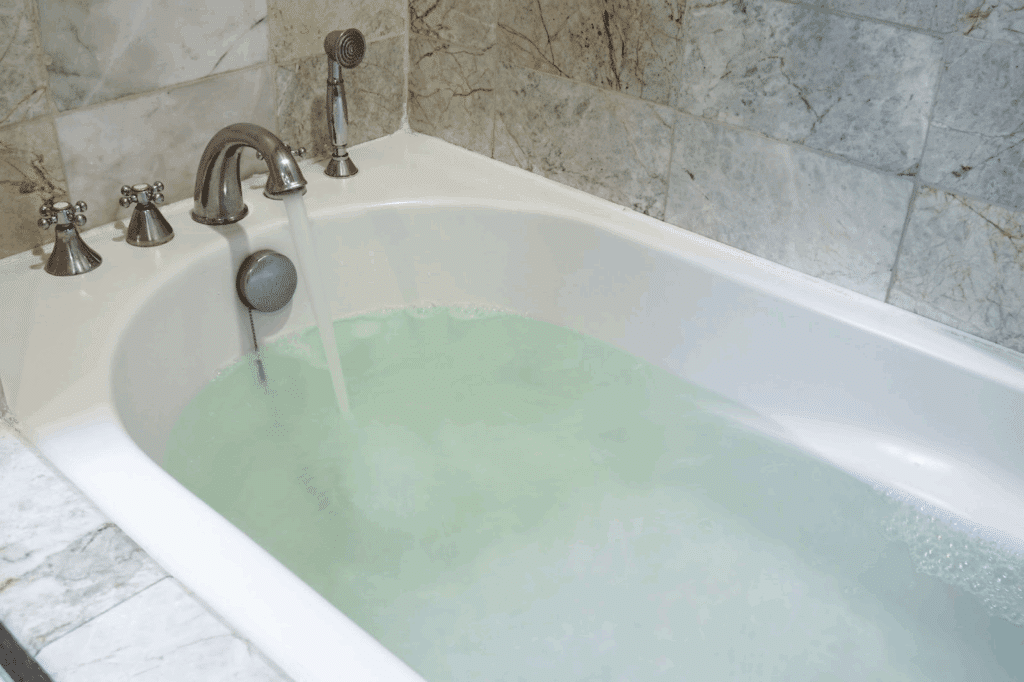 bathroom stone water