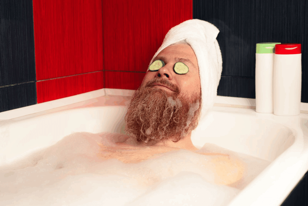 man relax cucumber